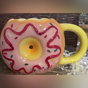 Strawberry Sprinkle Donut Mug